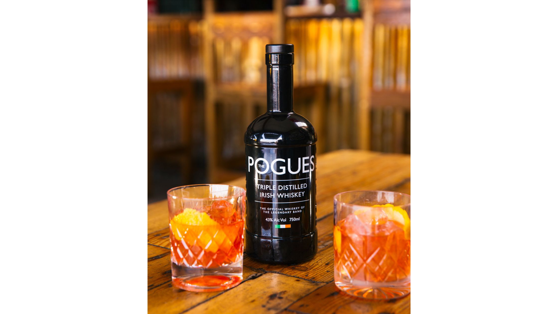 The Pogues Irish Whiskey is triple distilled for extra smoothness