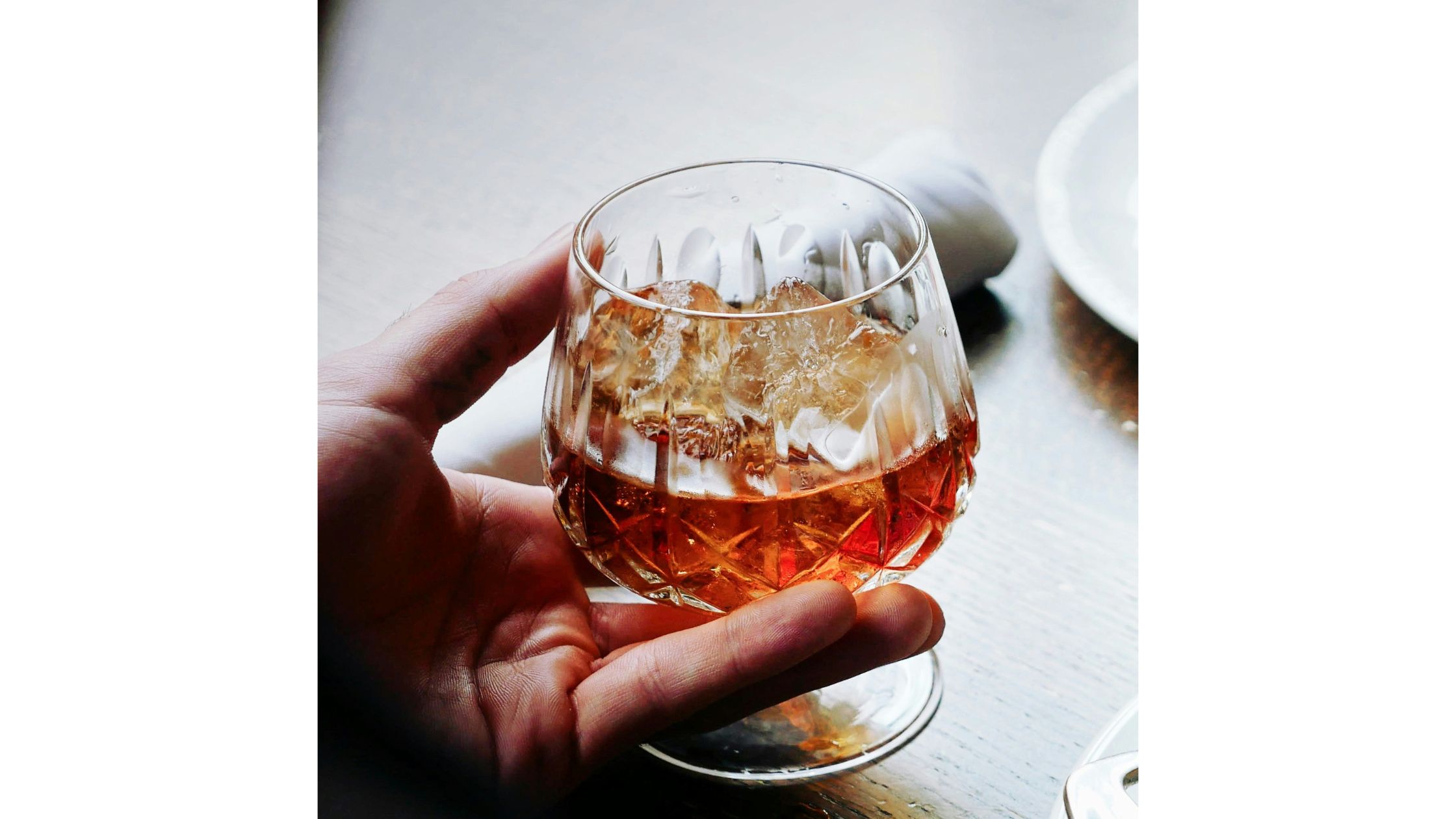 A cognac glass is also perfect for whisky